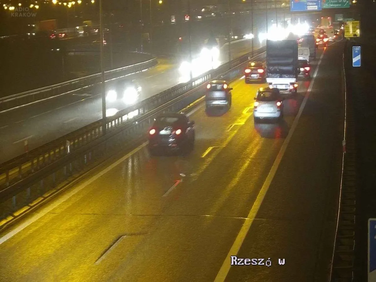 Fatalne warunki drogowe w Małopolsce