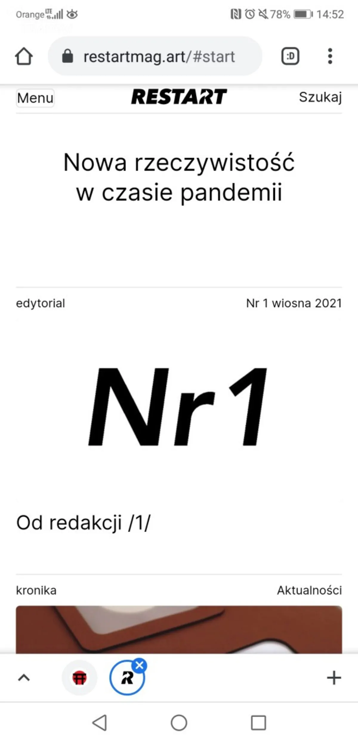 Krakowska ASP wydaje nowy, internetowy magazyn, poświęcony sztukom wizualnym