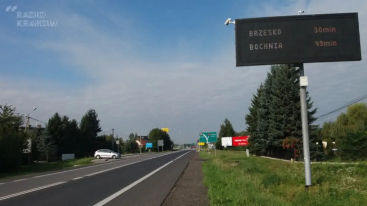 NIK: tablice elektroniczne na małopolskich drogach są, ale nie przekazują ważnych informacji