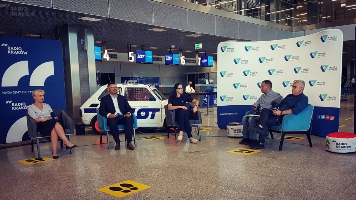 Radiostrada z portu lotniczego Krakow Airport