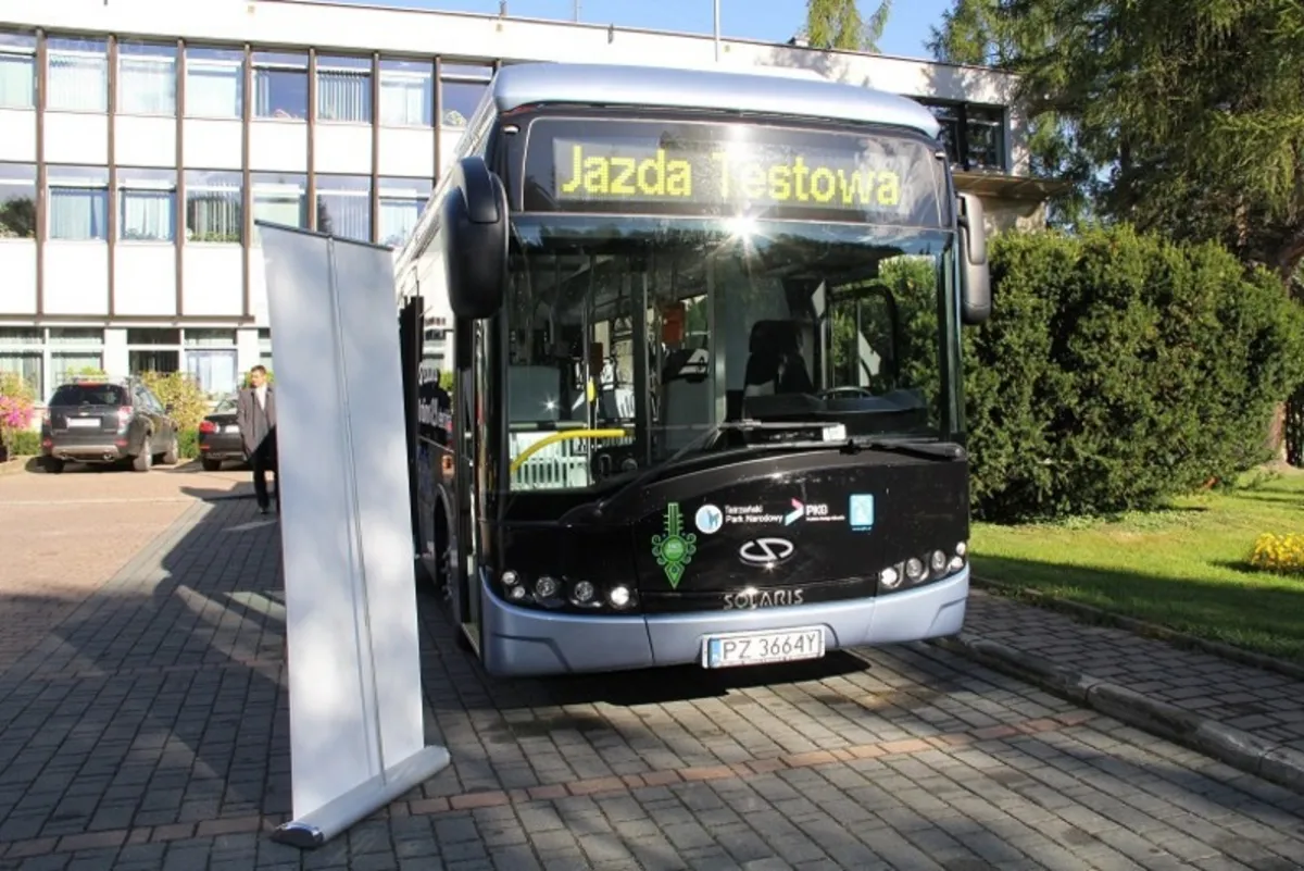 Elektryczny autobus pod Tatrami