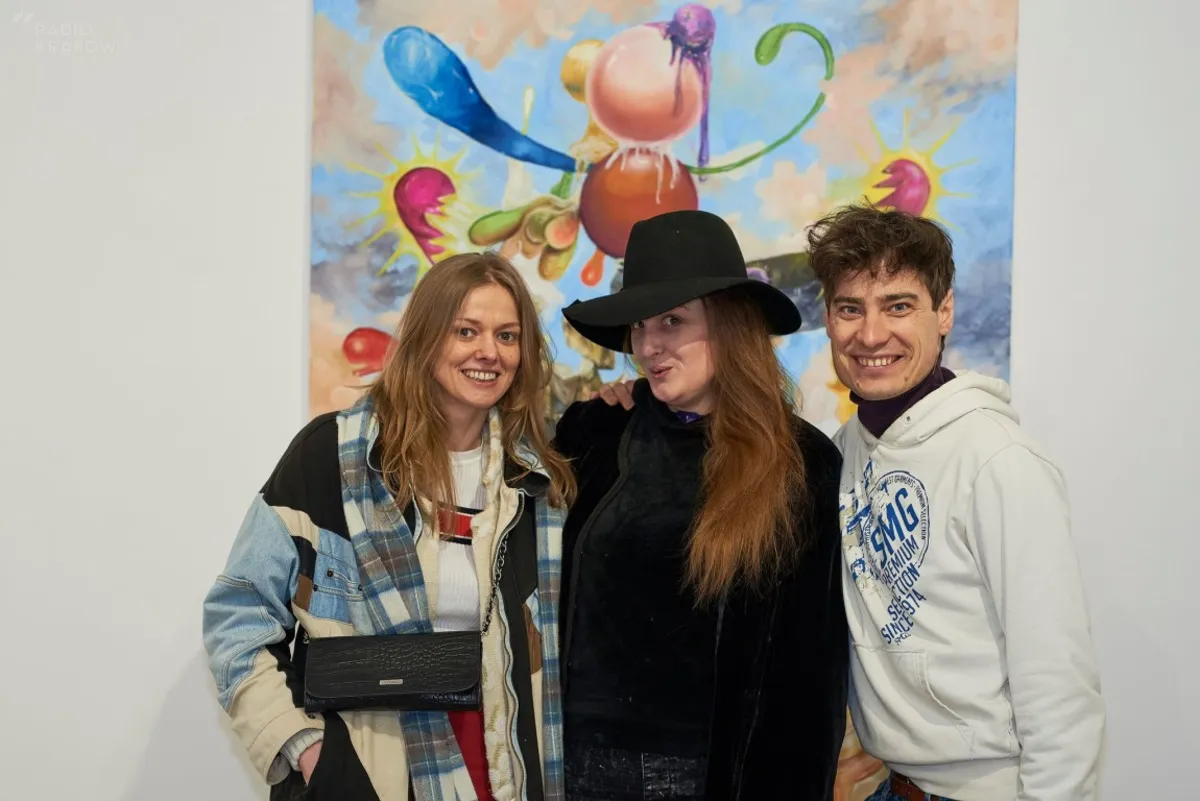 Krzysztof Marchlak w Ufo Art Gallery. 12.02.2021 r.