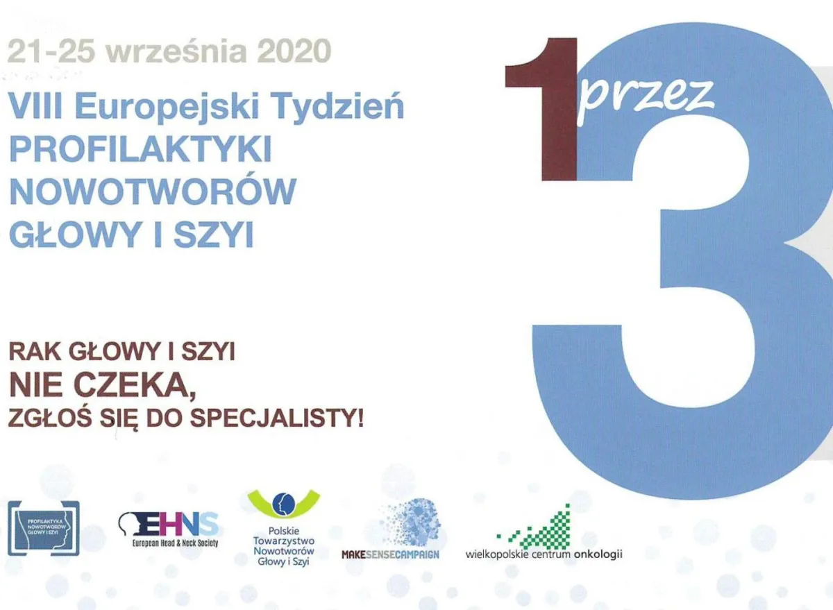 Europejski Tydzień Profilaktyki Nowotworów Głowy i Szyi