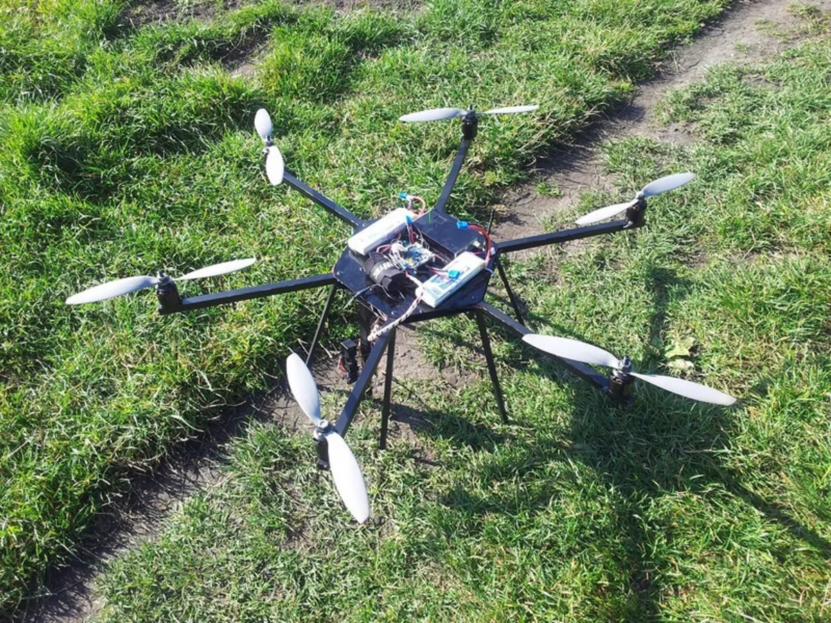 Hexakopter studentów z AGH
