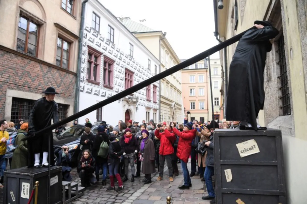  Bracia Janiccy po raz 28. wystąpili jako "żywe pomniki" na Kanoniczej
