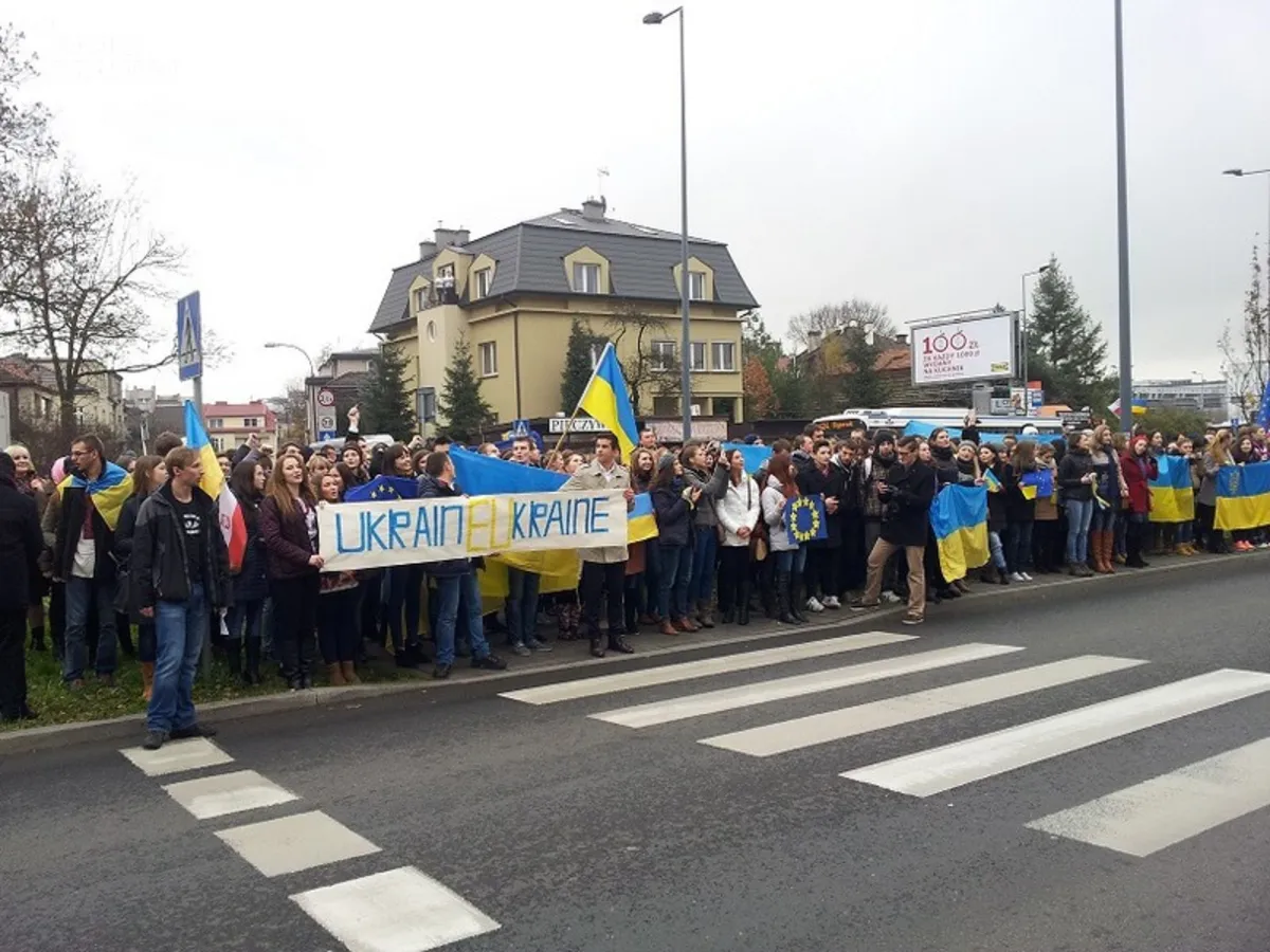 Protest przed konsulatem Ukrainy