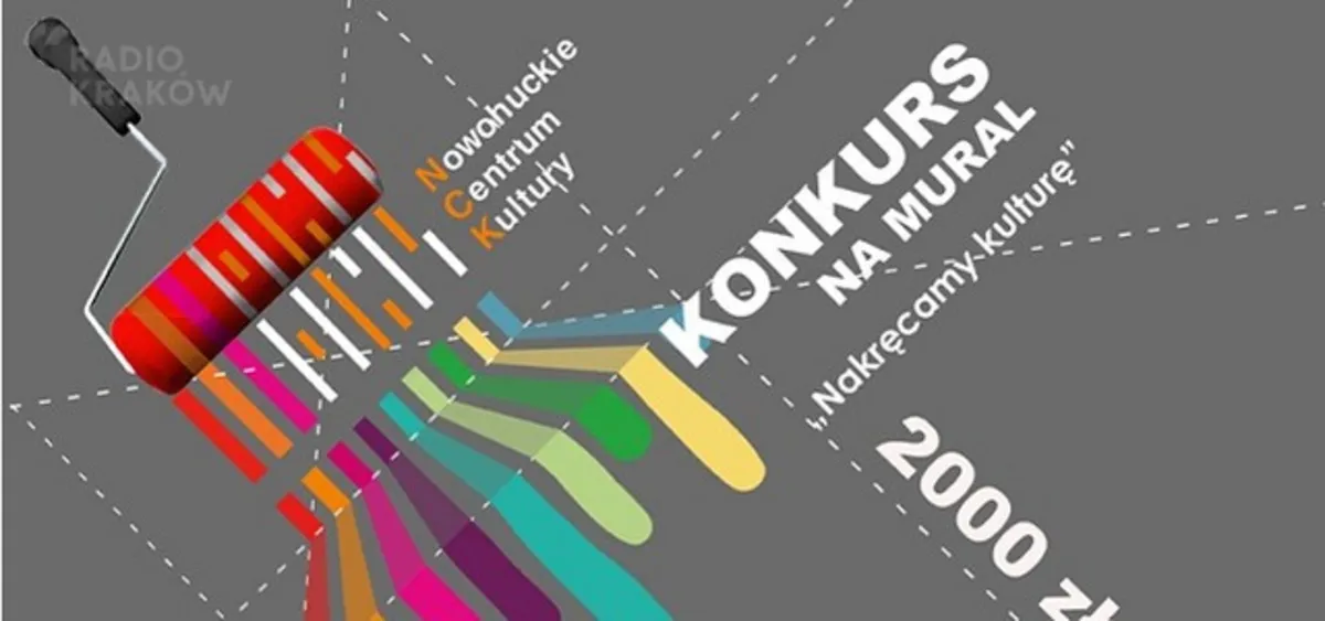 "Nakręcamy kulturę". Konkurs na mural w Nowej Hucie