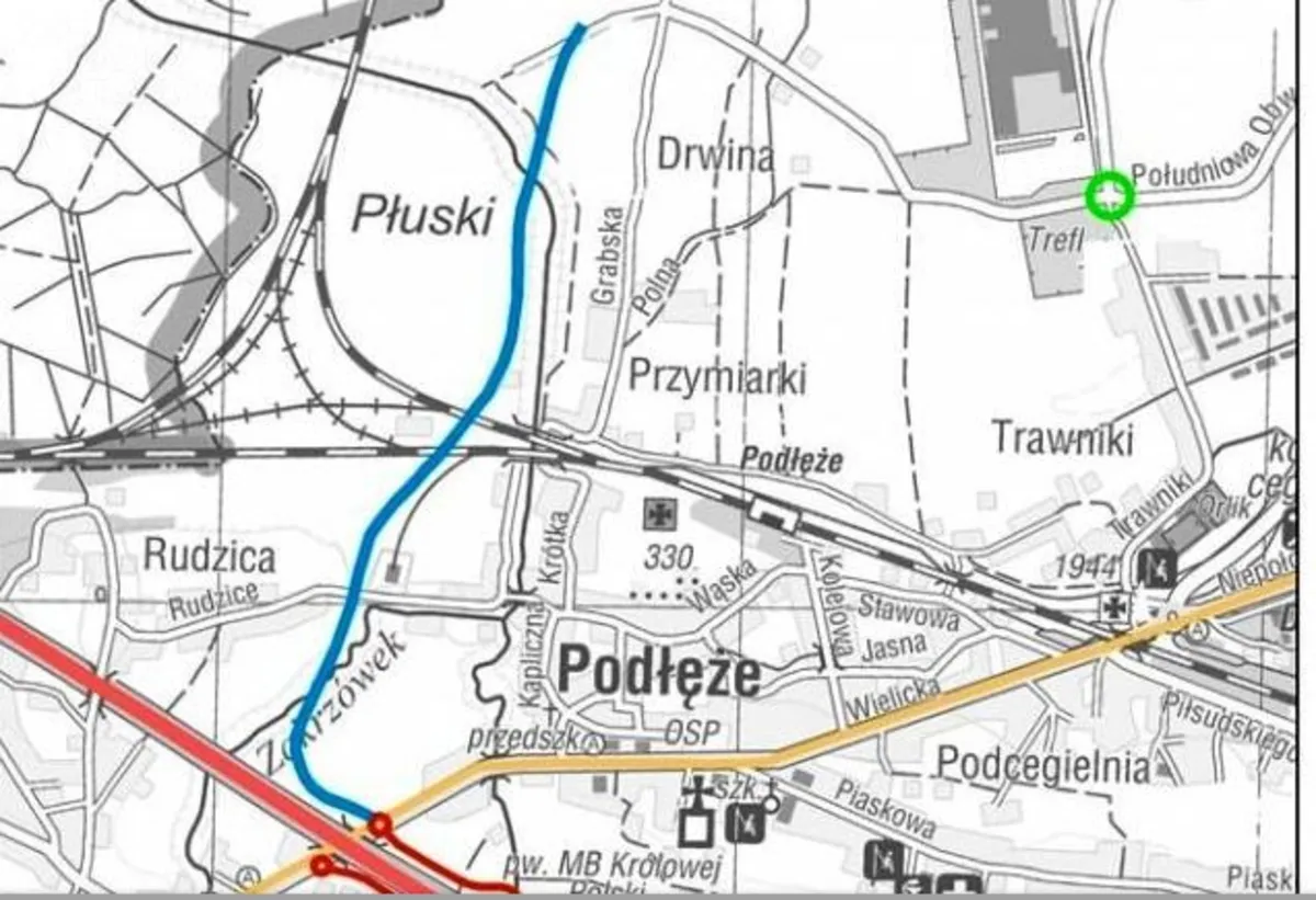 Powstanie obwodnica Podłęża, łącząca A4 z Niepołomicką Strefą Inwestycyjną