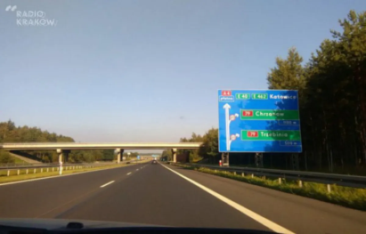 W ubiegłym tygodniu ruch na autostradzie A4 Katowice-Kraków mniejszy o dwie trzecie