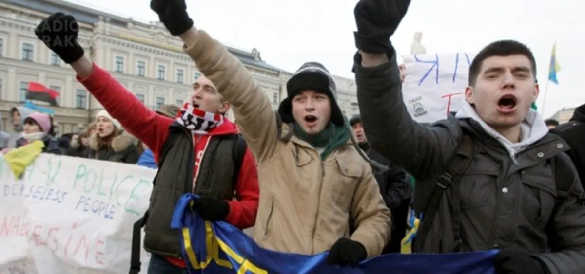 Krakowska zbiórka darów dla protestujących na Majdanie w Kijowie