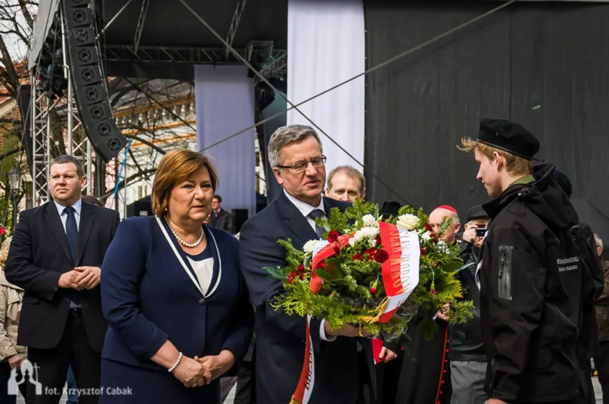 Prezydent Komorowski w Wadowicach