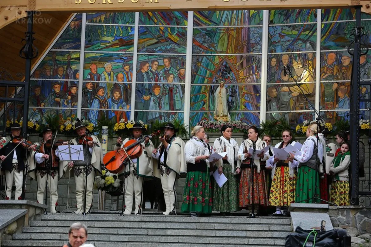 Zakopane - uroczystości na Krzeptówkach