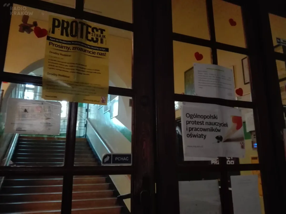 Nauczyciele strajkują także w Małopolsce