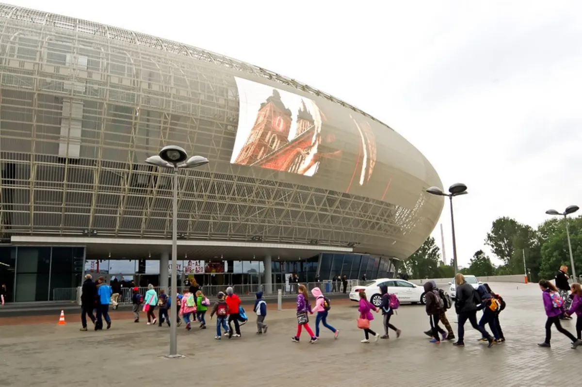 Kraków Arena tuż przed koncertem inauguracyjnym