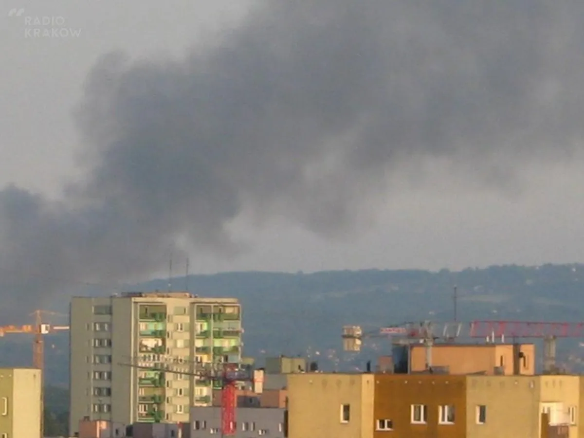 pożar sortowni śmieci
