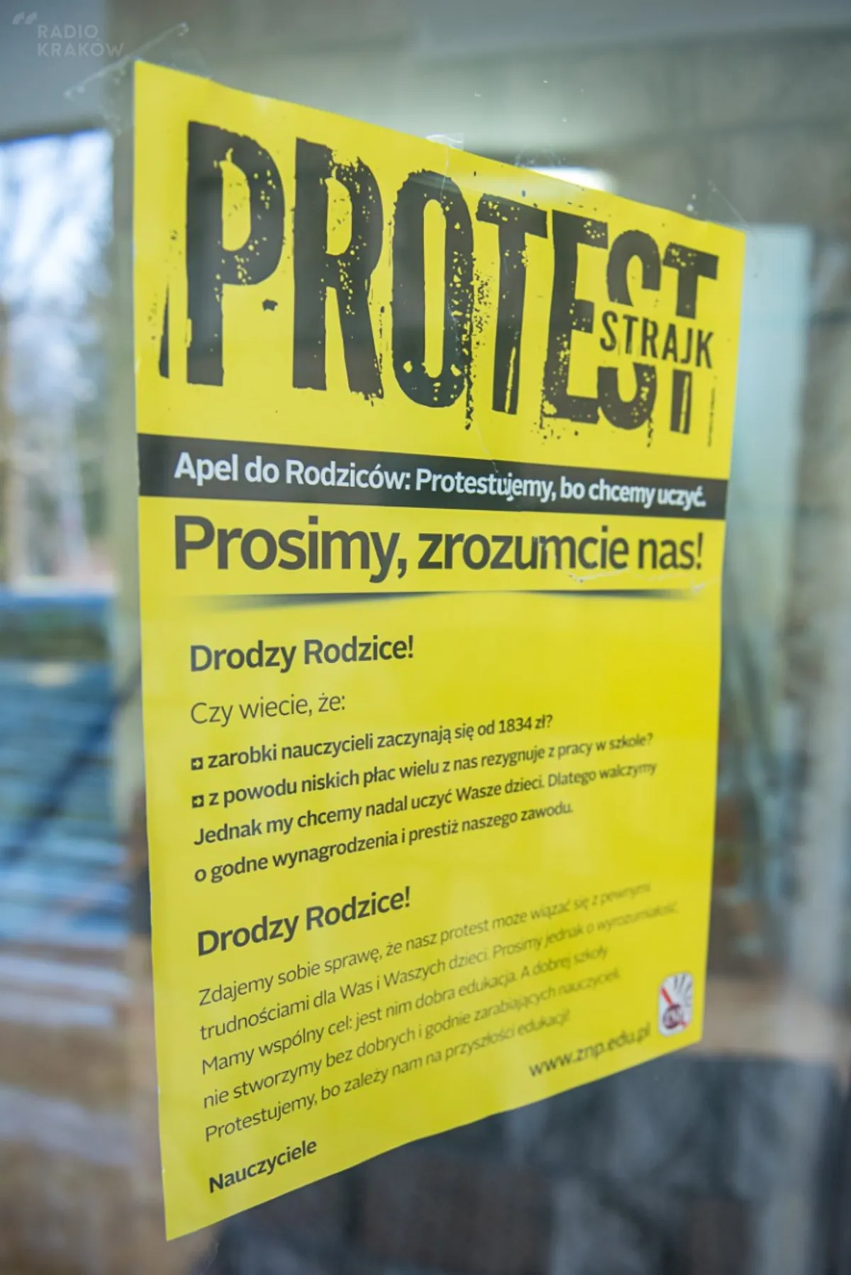 W Krakowie strajkuje mniej niż połowa szkół