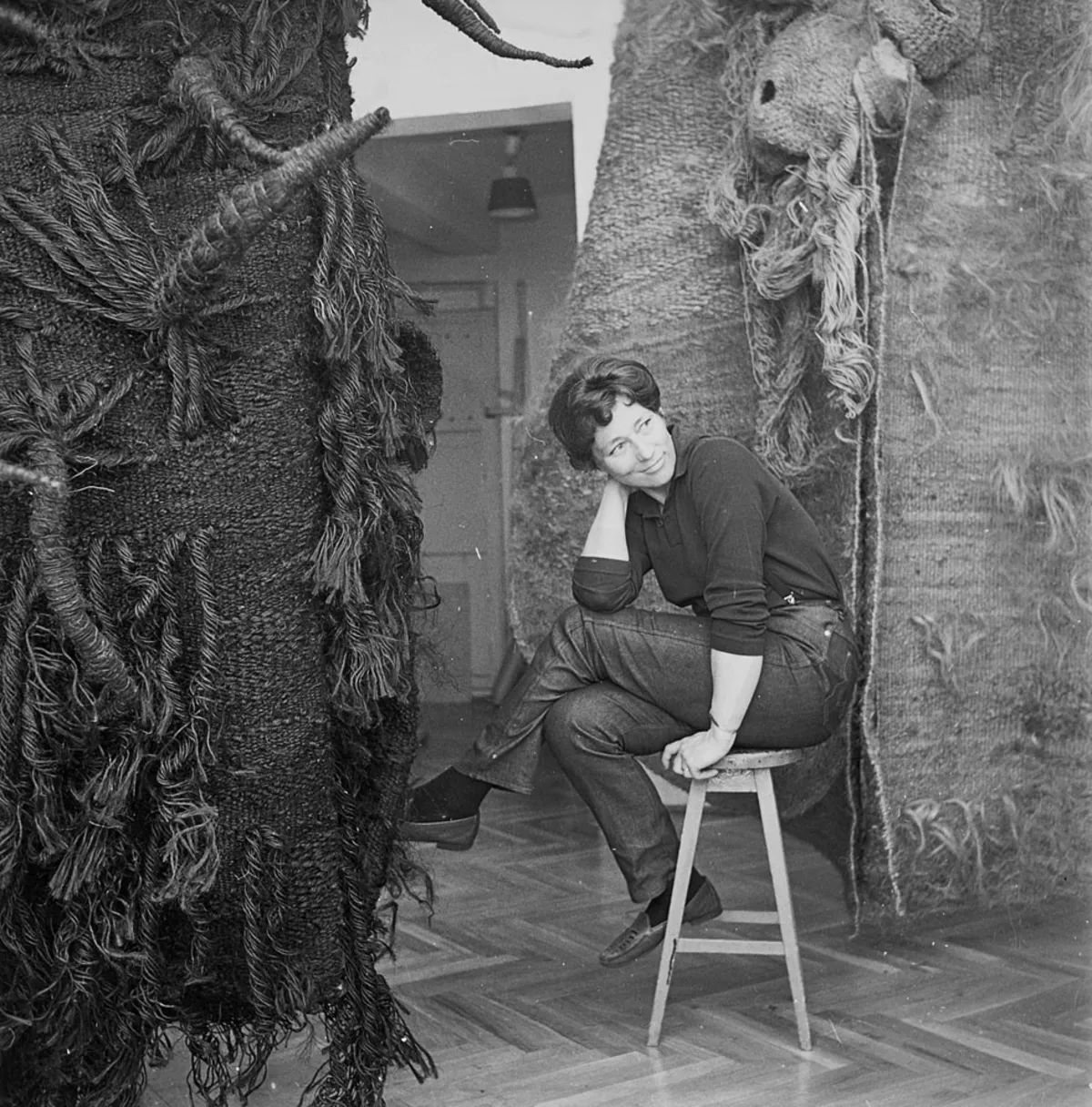 Magdalena Abakanowicz w Galerii Starmach