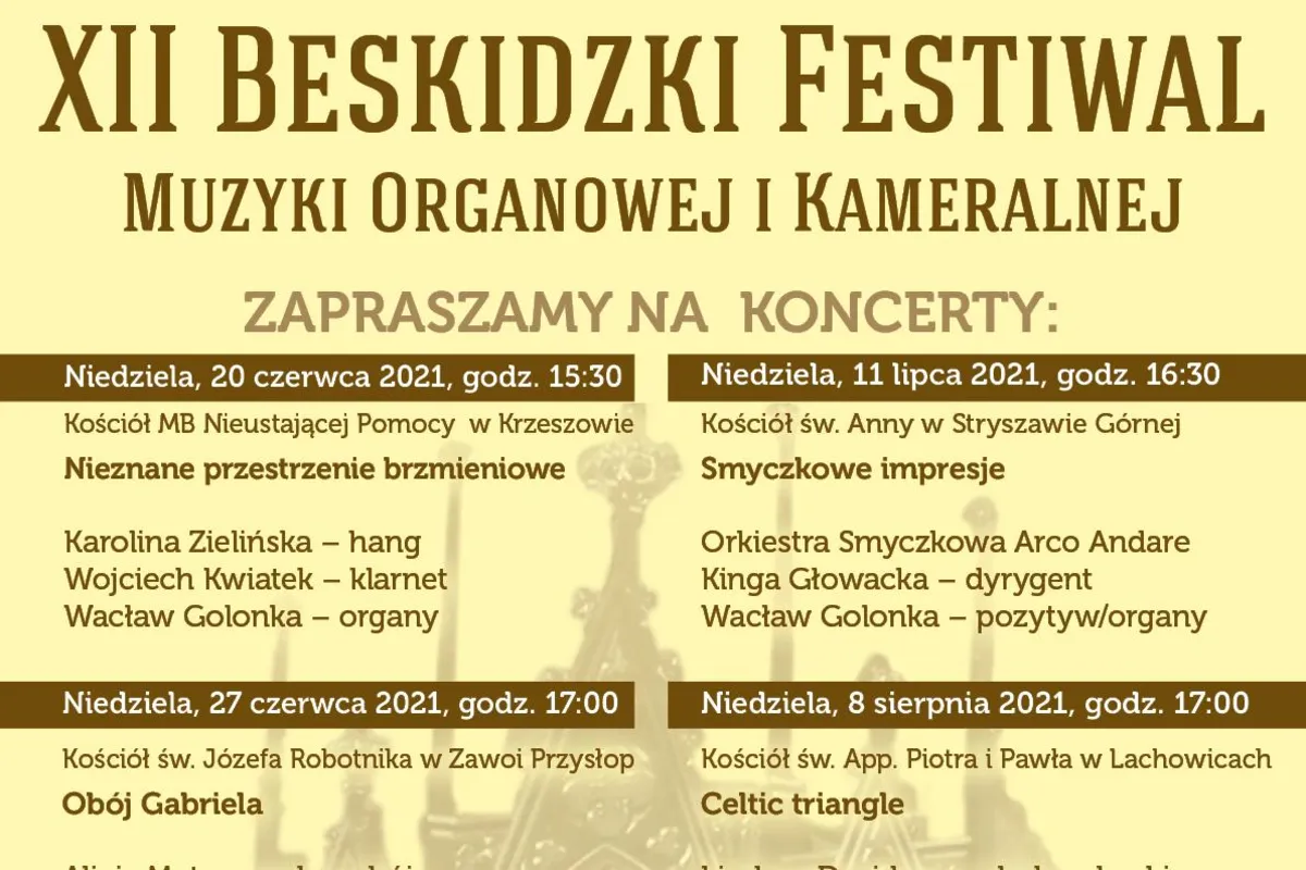 12. edycja Beskidzkiego Festiwalu Muzyki Organowej i Kameralnej