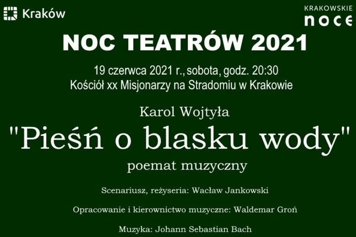 Noc Teatrów w Krakowskiej Operze Kameralnej