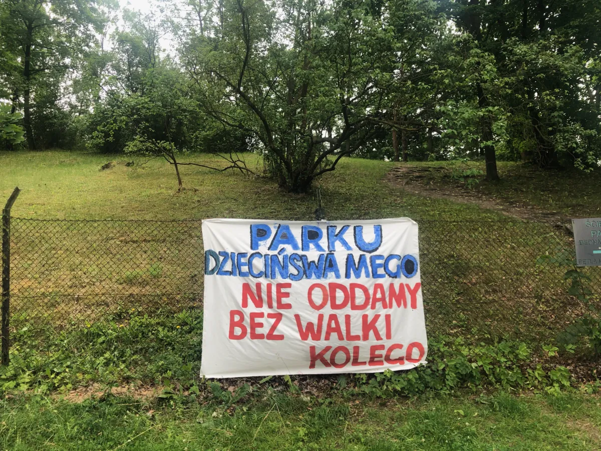 W Parku Bednarskiego protestowali przez cały weekend