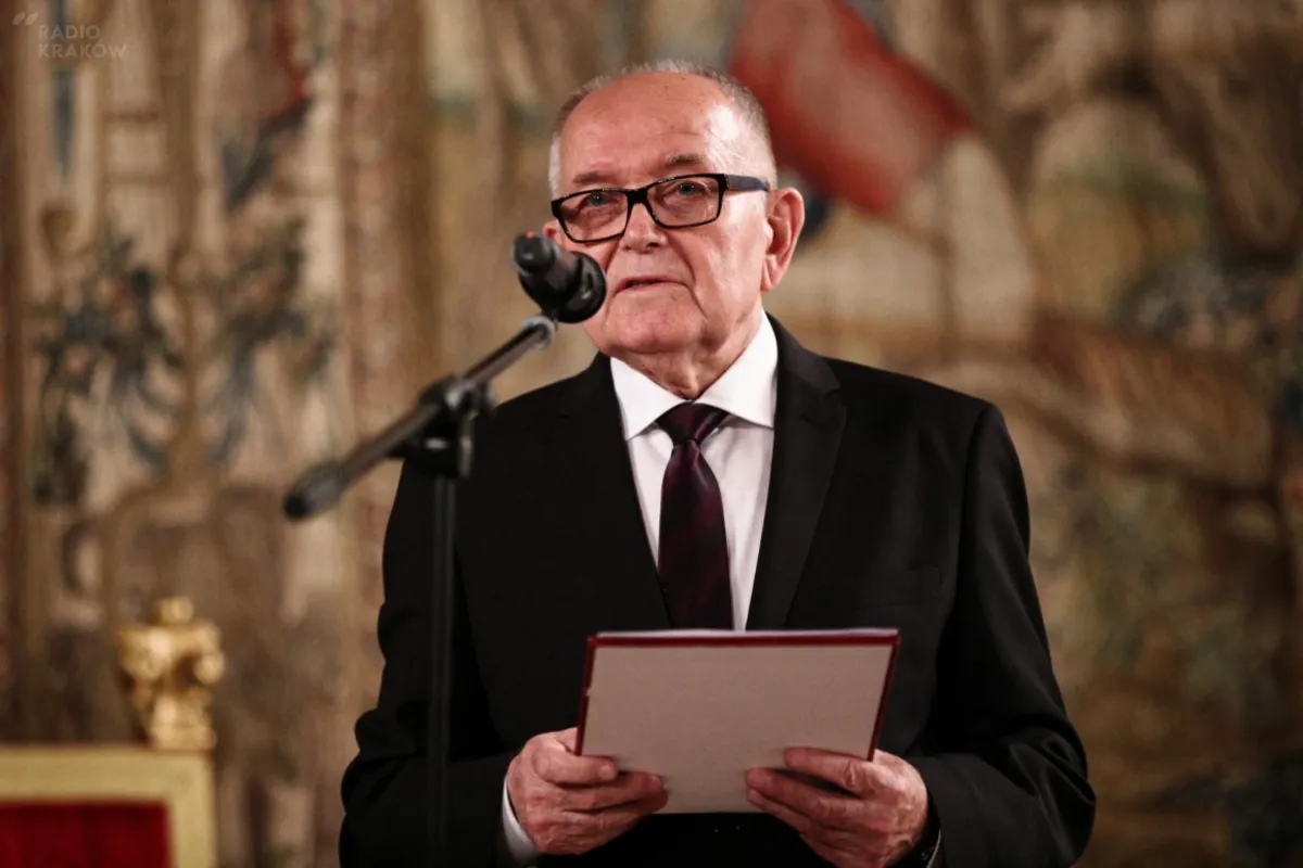 Dr Adolf Juzwenko z Nagrodą Polskiej Akademii Umiejętności