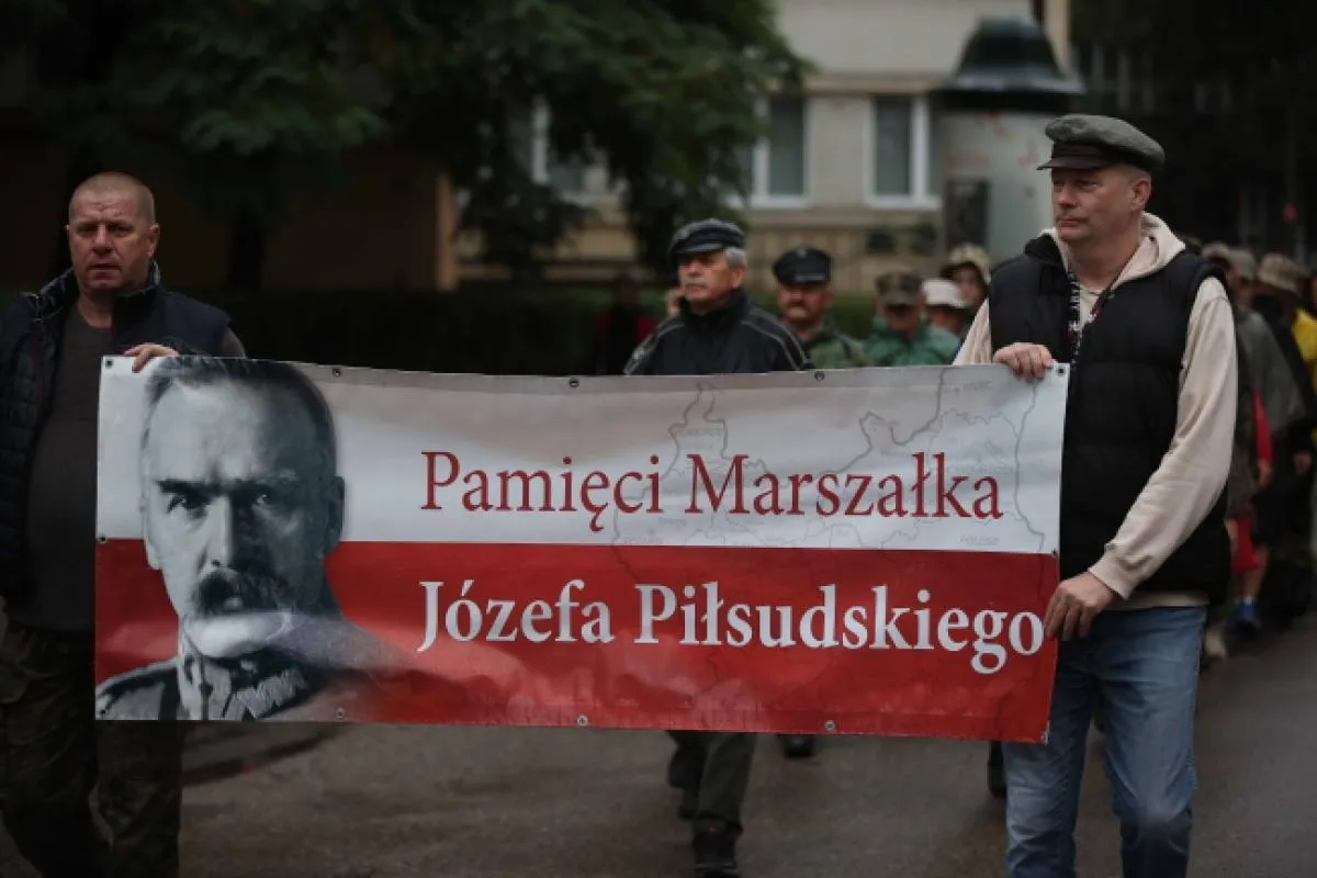 Uroczyste rozpoczęcie Marszu Szlakiem I Kompanii Kadrowej