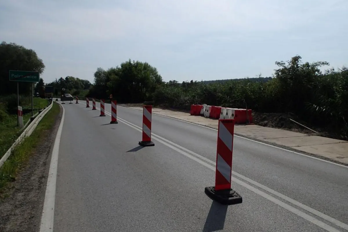 Utrudnienia na drodze krajowej nr 44 koło Zatora