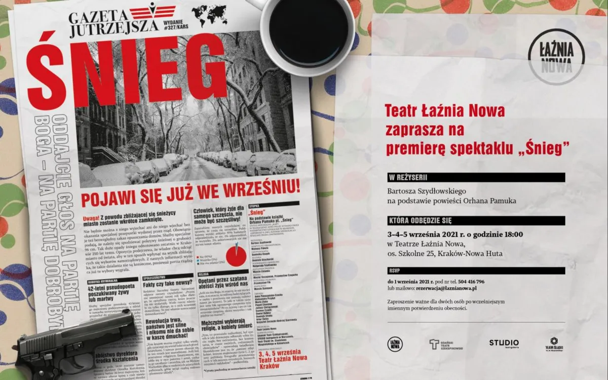 Premiera „Śniegu” w reżyserii Bartosza Szydłowskiego w Łaźni Nowej