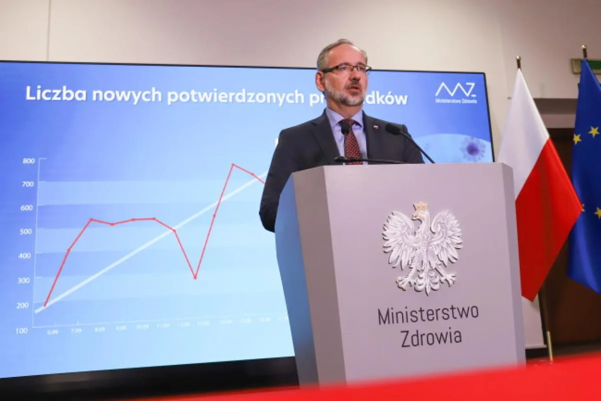 Adam Niedzielski: Poniżej tysiąca zakażeń dziennie nie ma dyskusji o wprowadzaniu obostrzeń