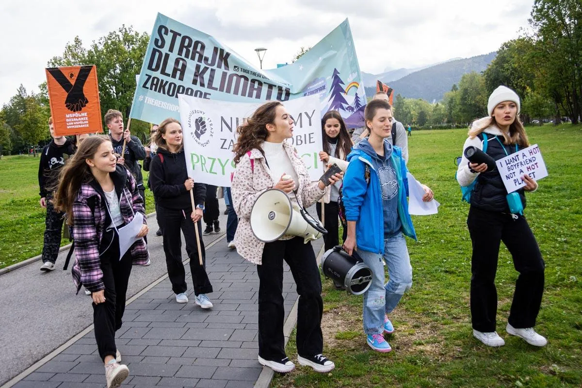 Młodzieżowy strajk klimatyczny w Zakopanem