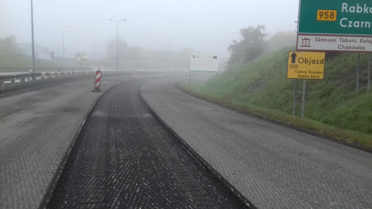 Remont DK47 w Chabówce