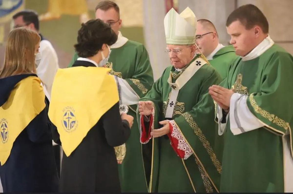 Arcybiskup Marek Jędraszewski w Dniu Papieskim