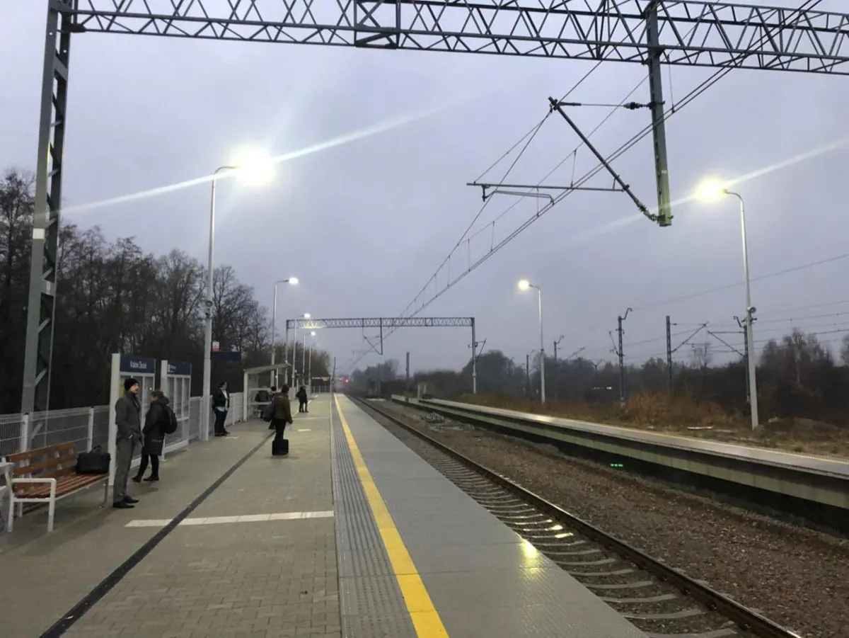 Mieszkańcy Złocienia chętnie korzystają z nowego przystanku kolejowego