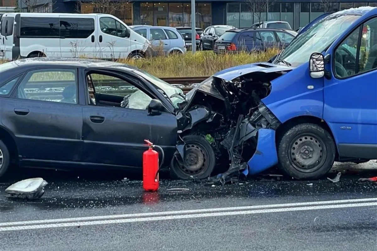 Wypadek na wadowickiej obwodnicy