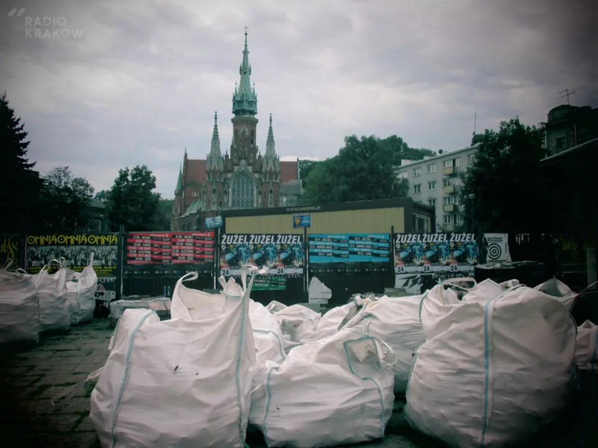 Remont Rynku Podgórskiego. Stan na 20.08.2014. Fot. Kinga Kalita