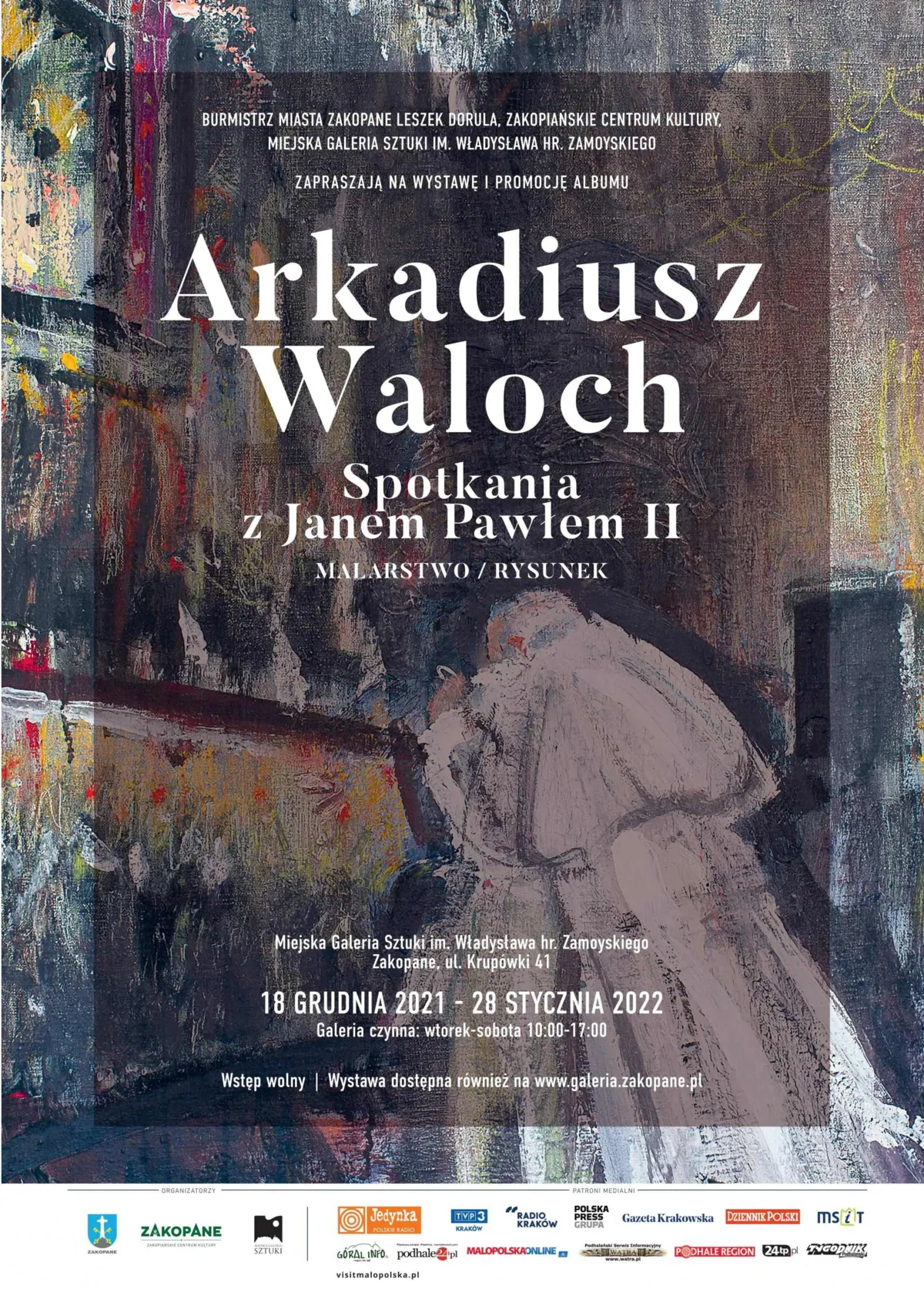ARKADIUSZ WALOCH „SPOTKANIA Z JANEM PAWŁEM II” Rysunek, malarstwo.
