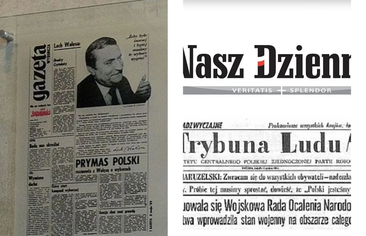 Prasowy obraz stanu wojennego