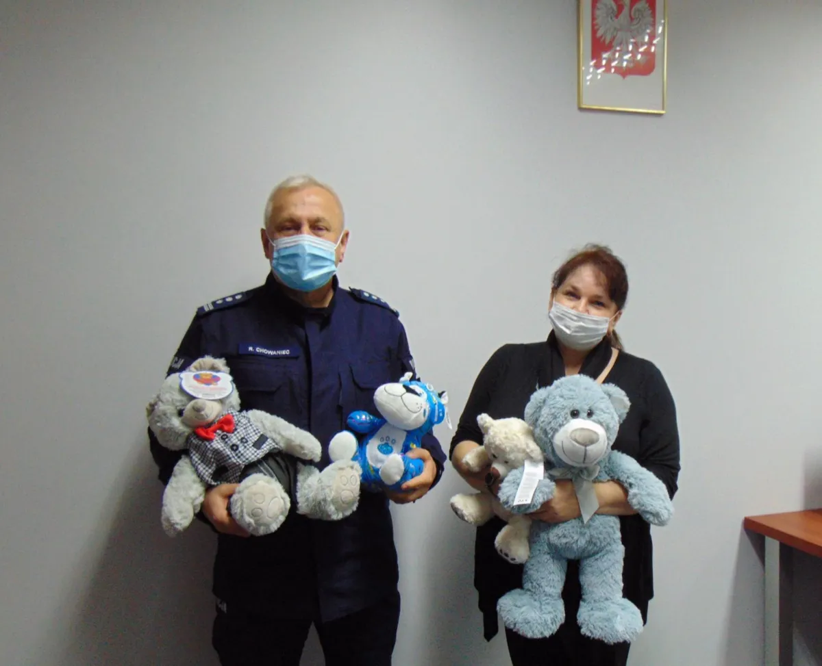Dzieci w traumatycznych sytuacjach dostaną maskotki