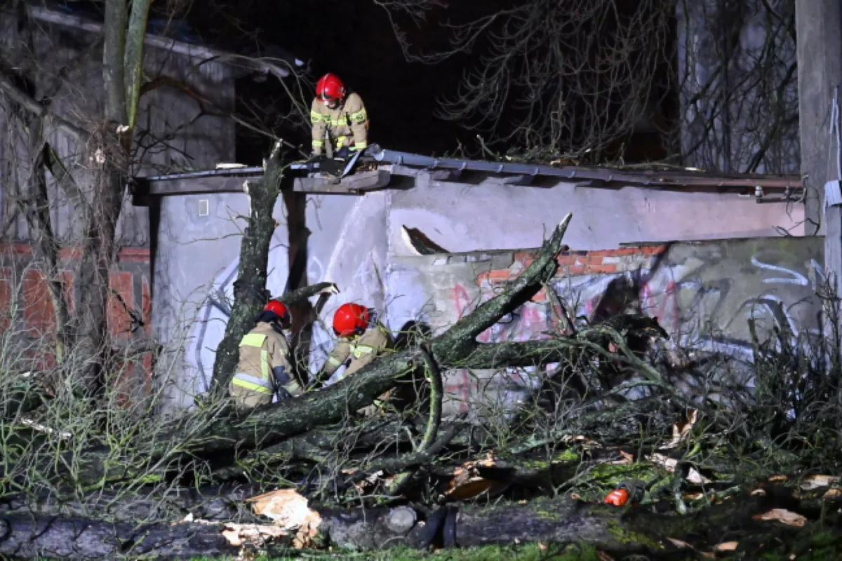 650 interwencji po wichurach w Małopolsce, w całym kraju ponad 16 tysięcy zgłoszeń