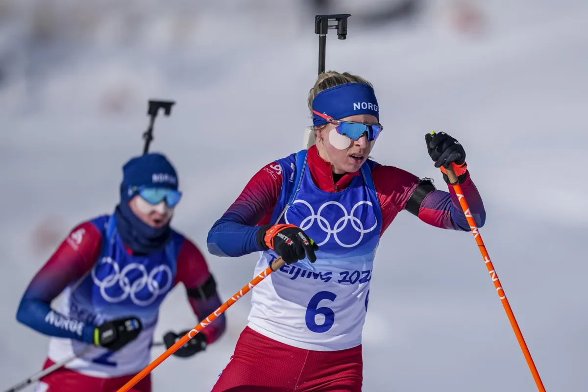 Pekin/biathlon - złoto Braisaz-Bouchet ze startu wspólnego, 27. Hojnisz-Staręga 