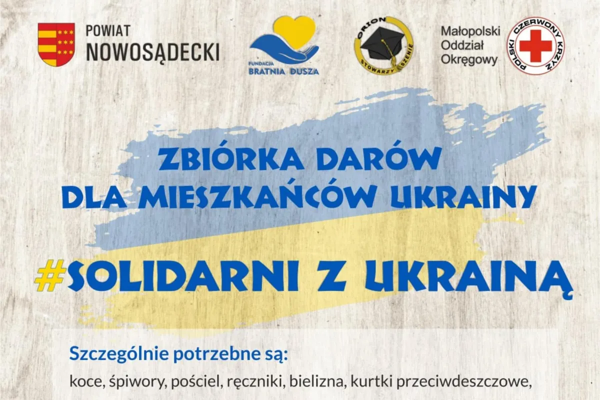 Sądecczyzna ruszyła z pomocą Ukrainie