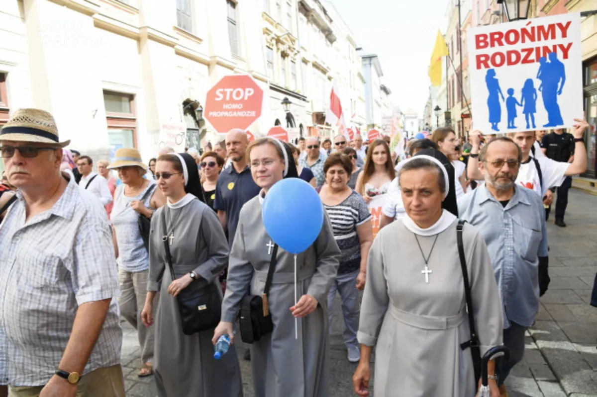 Ok. 1,7 tys. osób przeszło w 7. Marszu dla Życia i Rodziny