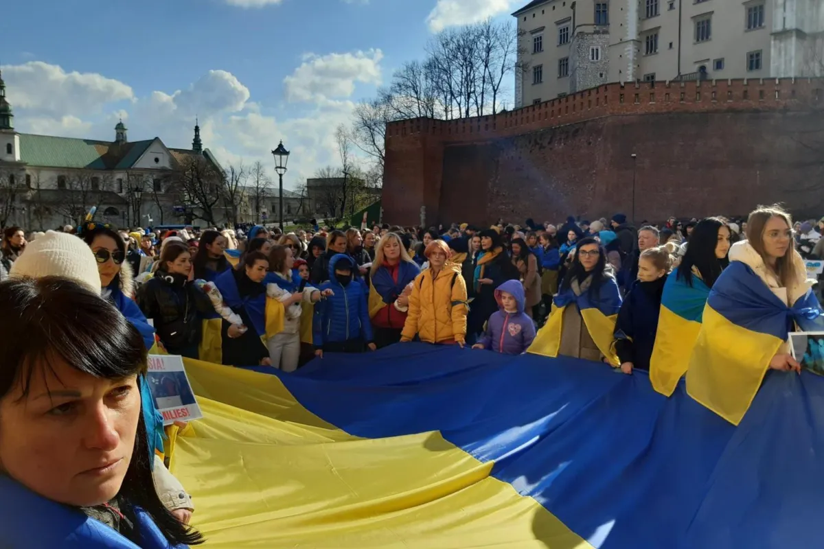 Ukraińskie matki apelowały w Krakowie o pomoc w zaprzestaniu ludobójstwa w Ukrainie