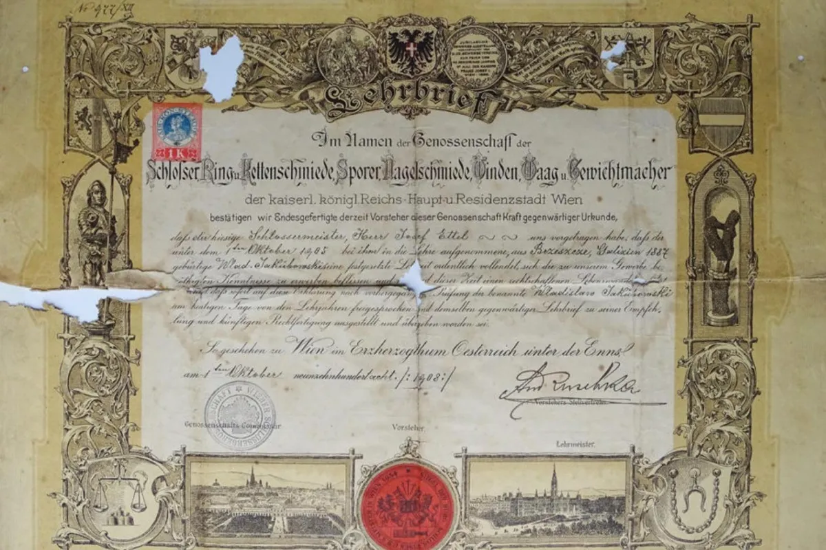  Muzeum Pamięci znalazło krewnych rzemieślnika żyjącego 100 lat temu