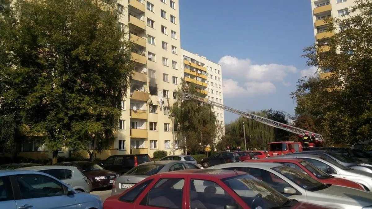 Wybuch gazu na Prądniku Czerwonym 