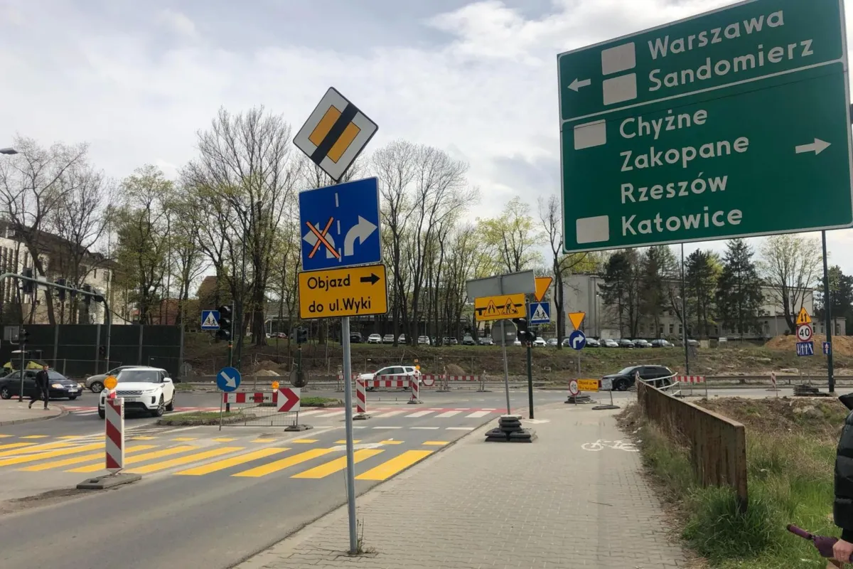 Od dziś ulica Opolska w Krakowie będzie jeszcze bardziej zakorkowana