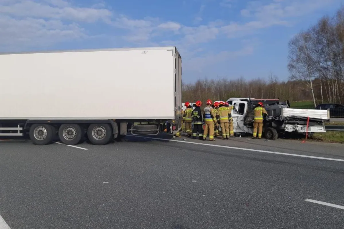 Poważny wypadek na A4 między Dębicą i Tarnowem