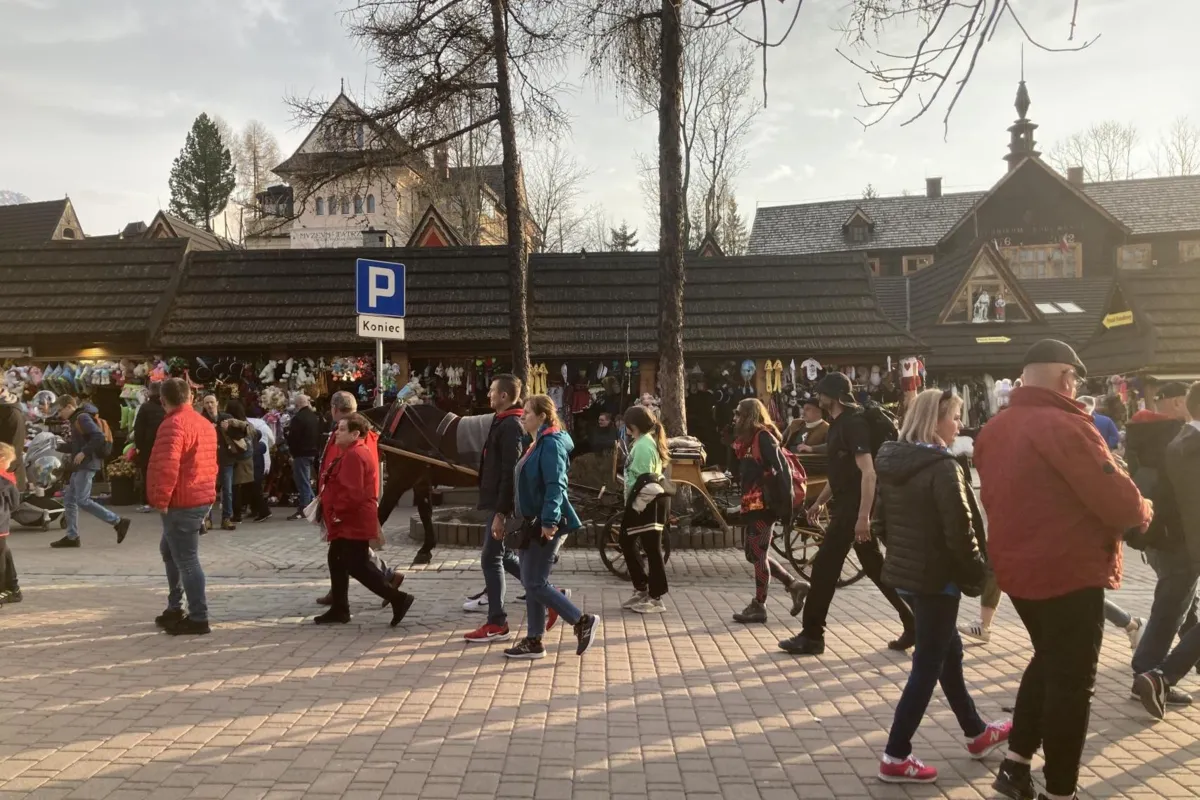 Początek majowego długiego weekendu w Zakopanem