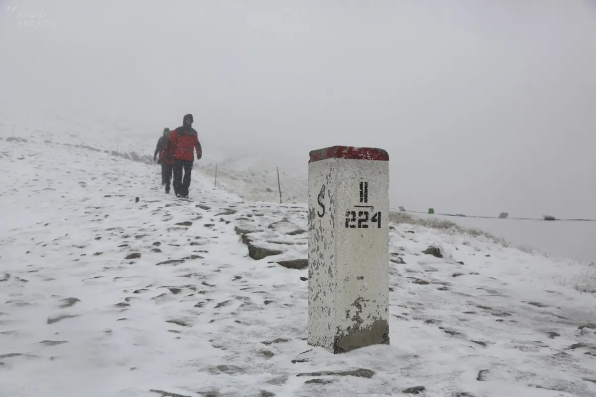 Śnieg w Tatrach w pierwszym dniu jesieni