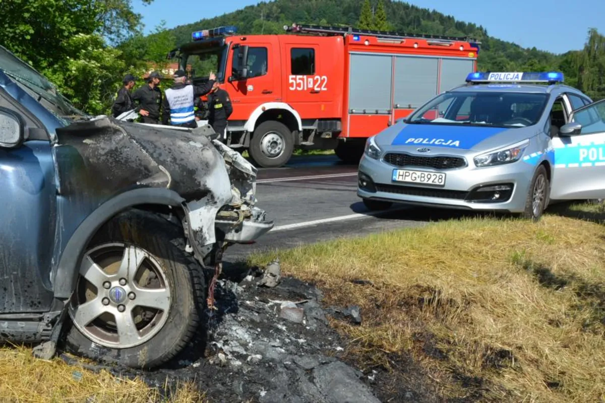 Poważny wypadek w Gorzeniu Górnym, wśród ciężko rannych jest dziecko